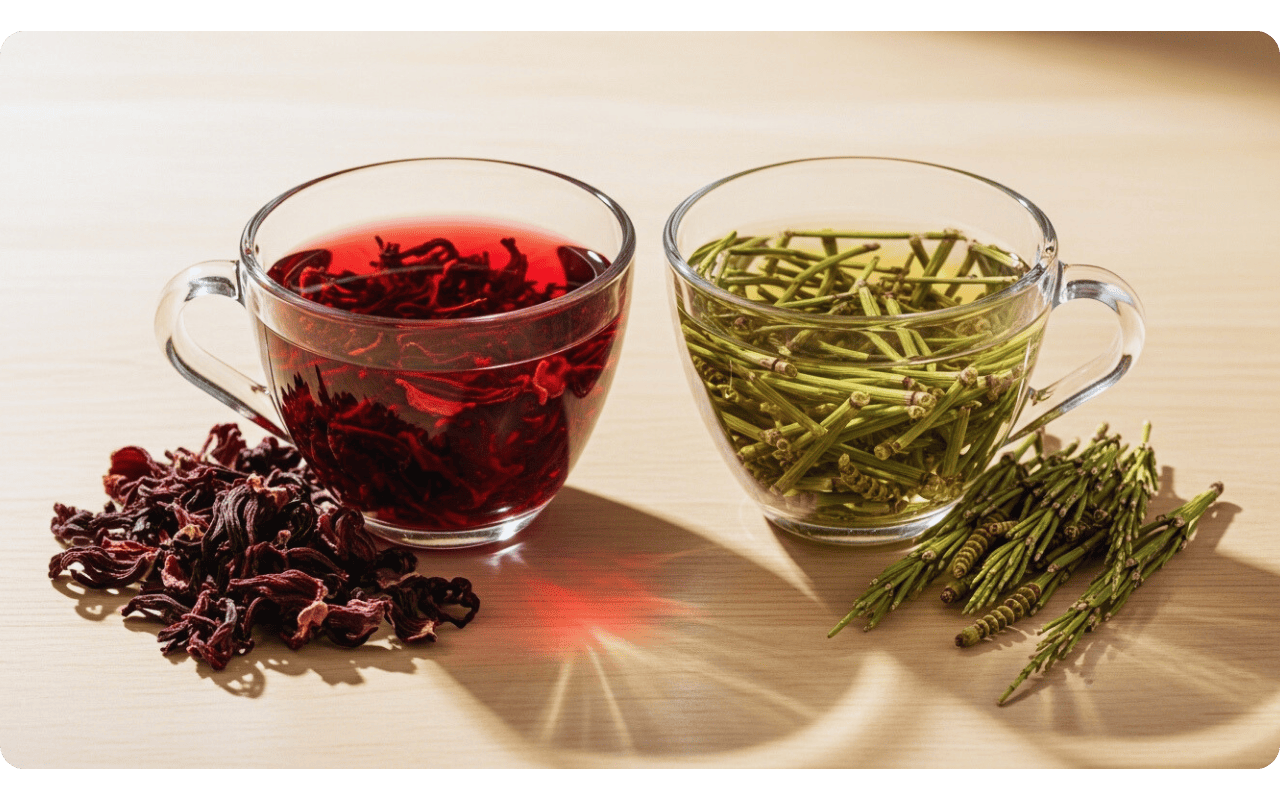 Hibisco com Cavalinha: Chá para Desinchar e Emagrecer