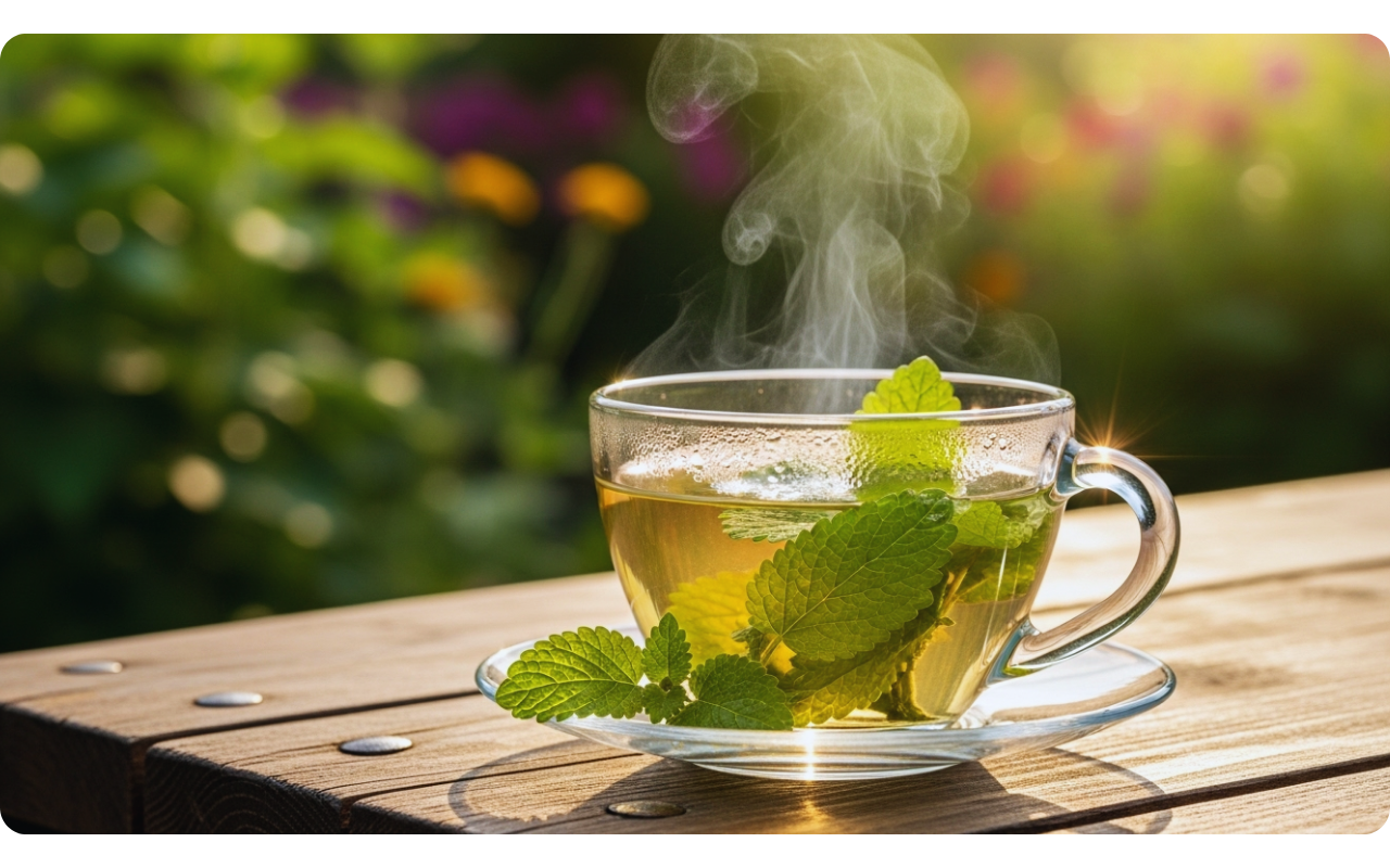 Chá de Erva-Cidreira: Benefícios Calmantes e Digestivos