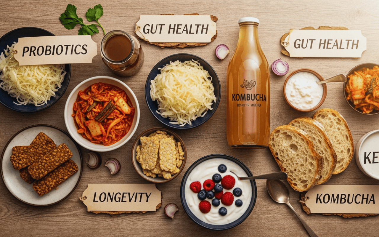 Alimentos Fermentados: Probióticos para uma Vida Longa