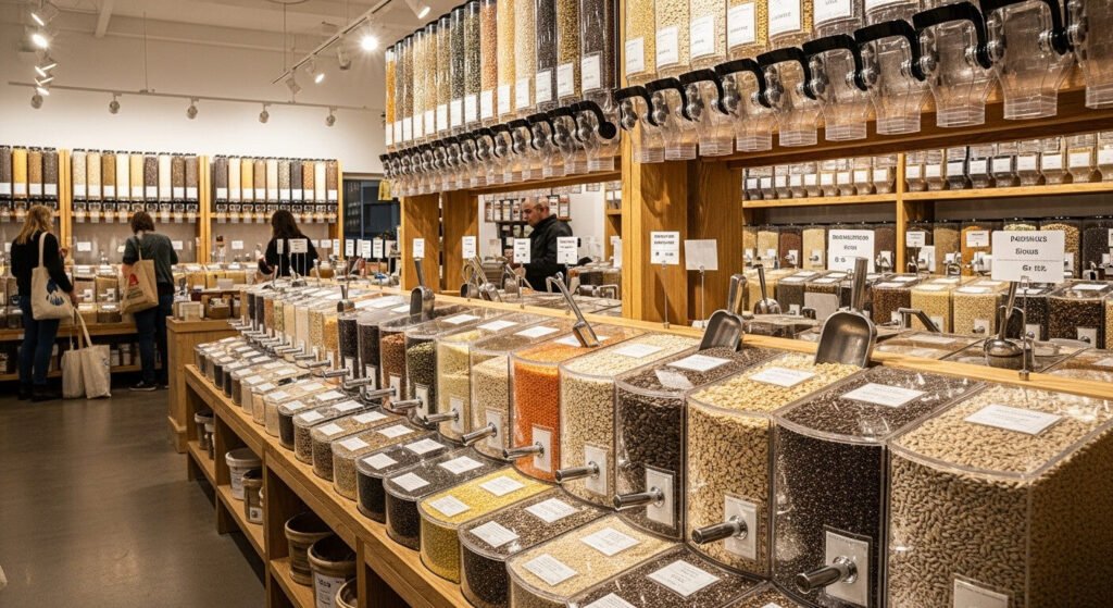 Compra de grãos a granel: uma alternativa econômica para manter uma dieta acessível.