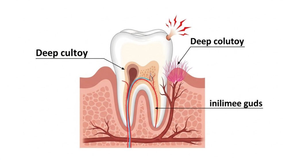 Dor de dente causas como cáries e infecções