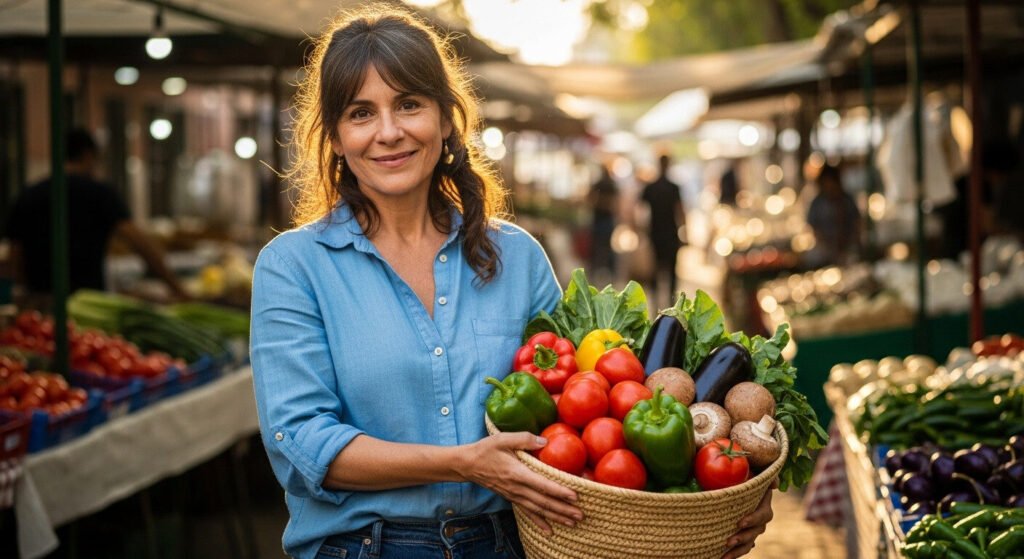 Dieta Paleolítica: alimentos saudáveis em uma mesa, ilustrando os princípios ancestrais da dieta.