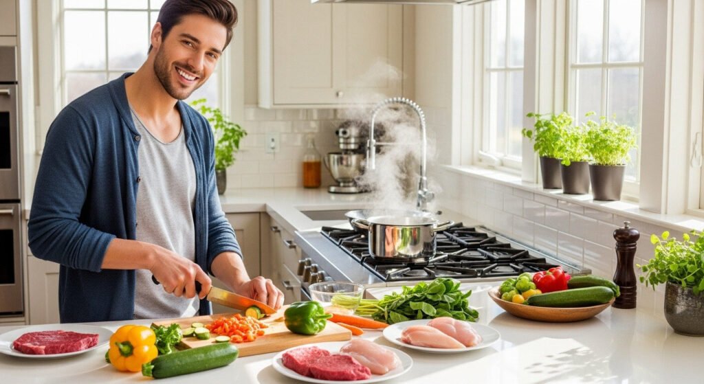Refeição caseira mostrando princípio básico da Dieta Paleo.