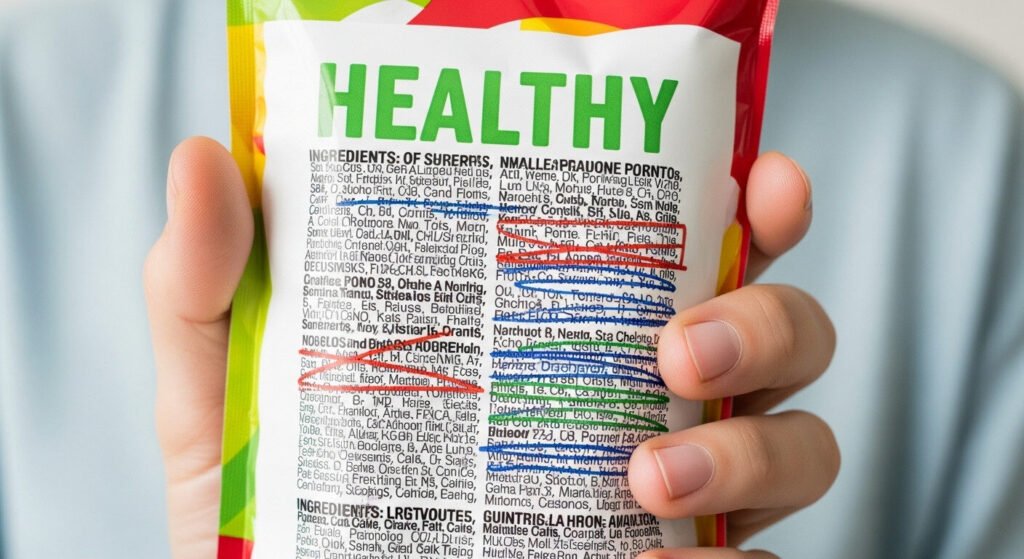 Leitura de rótulos: cuidado com produtos industrializados