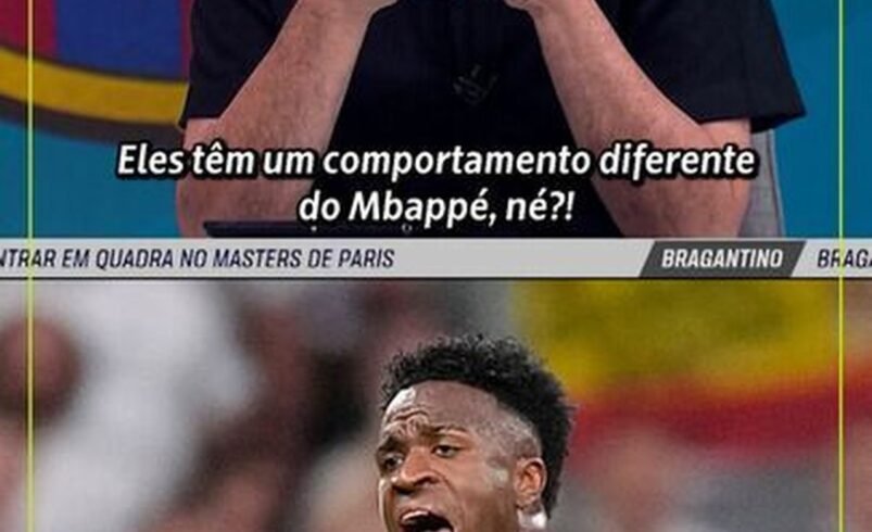 Confronto entre jogadores Vini Jr e Yamal em destaque esportivo.