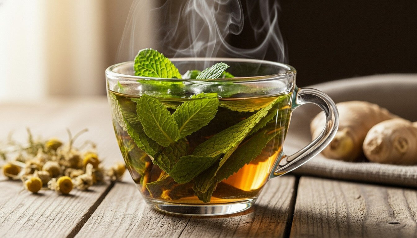 Nutricionista destaca camomila como melhor chá para aliviar dores de estômago