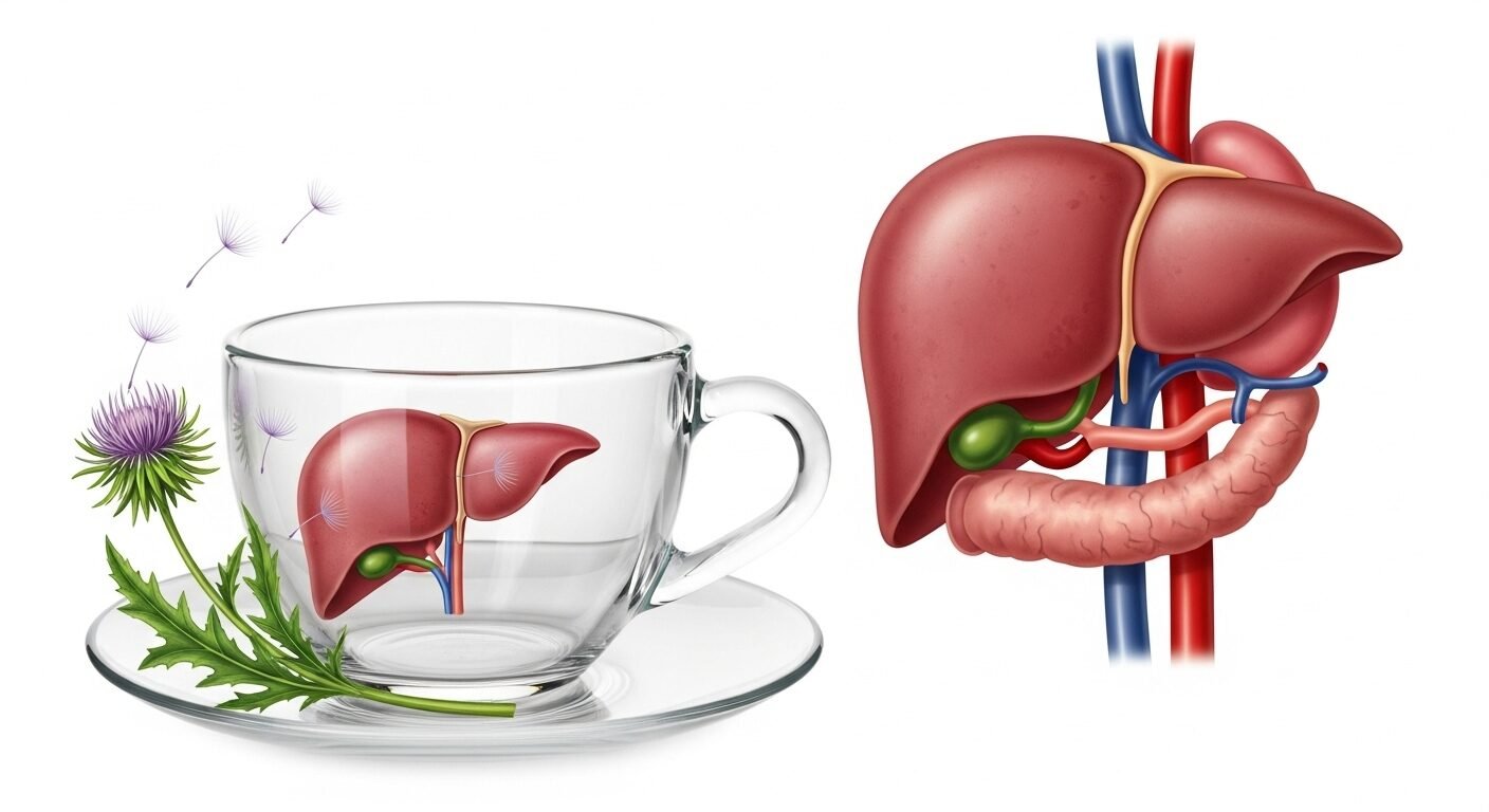 Chás para Combater a Gordura no Fígado: Quais São e Como Prepará-los
