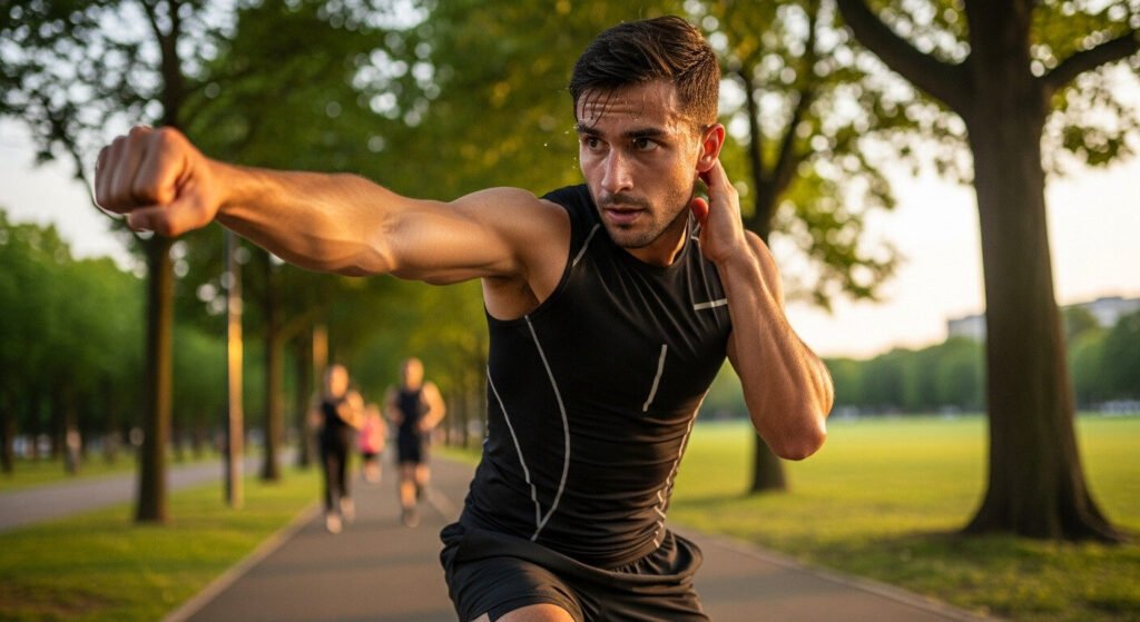 Reeducação alimentar acompanhada de prática regular de esportes.