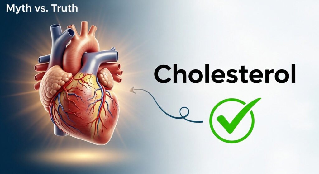 Desmistificando o colesterol do ovo: consumo moderado é seguro para o coração.