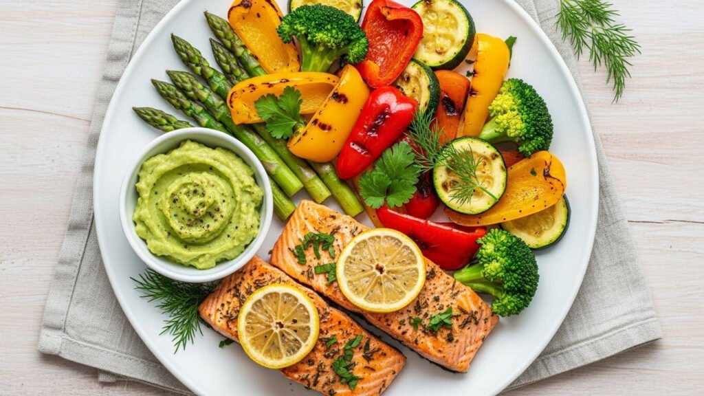 Ingredientes para a Receita Zero Carboidratos organizados.