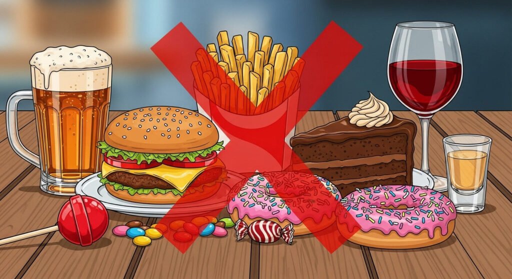 Frituras e fumaça de cigarro pioram a saúde da garganta.