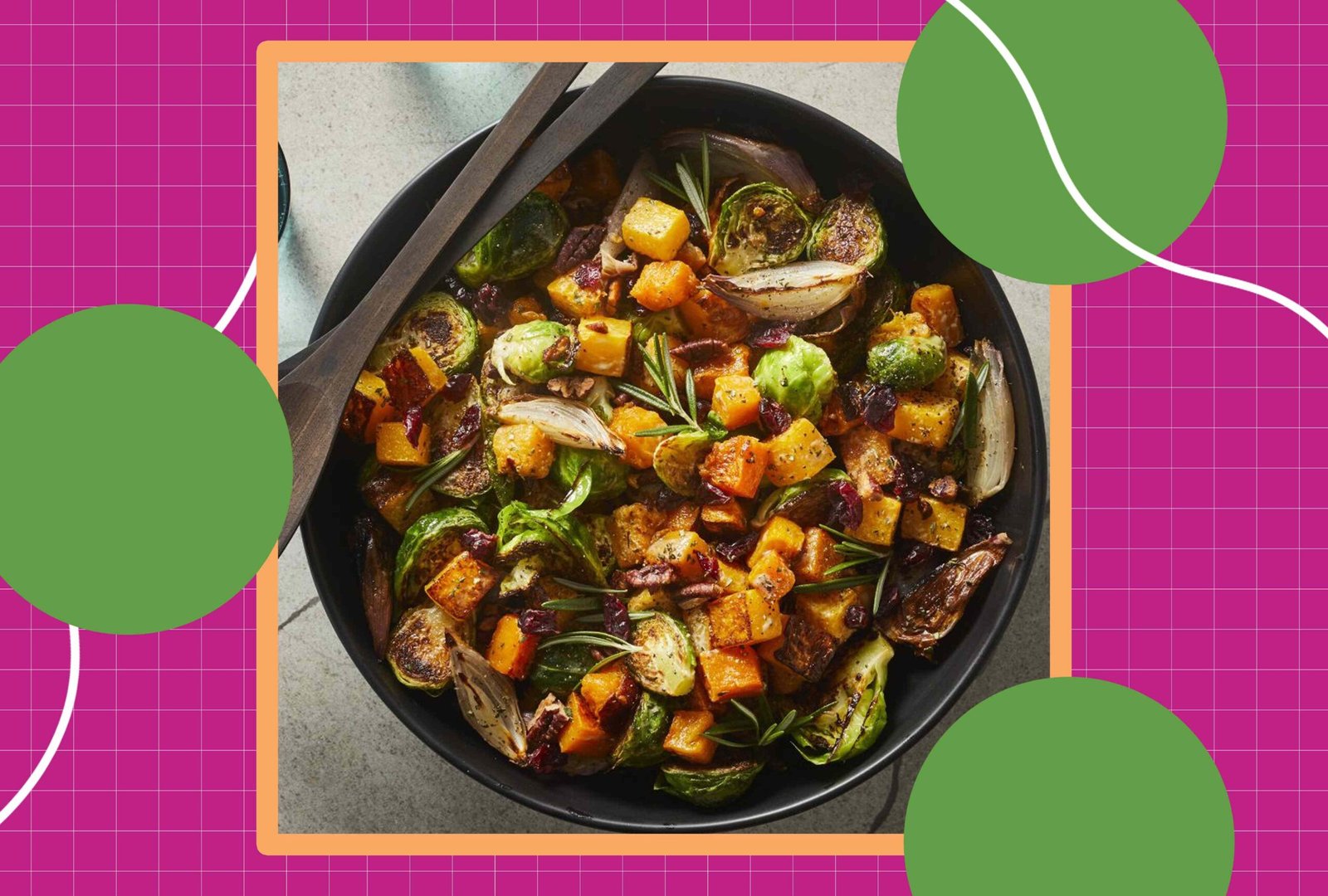 O Melhor Acompanhamento Anti-inflamatório para o Natal: Salada de Couve de Bruxelas e Abóbora