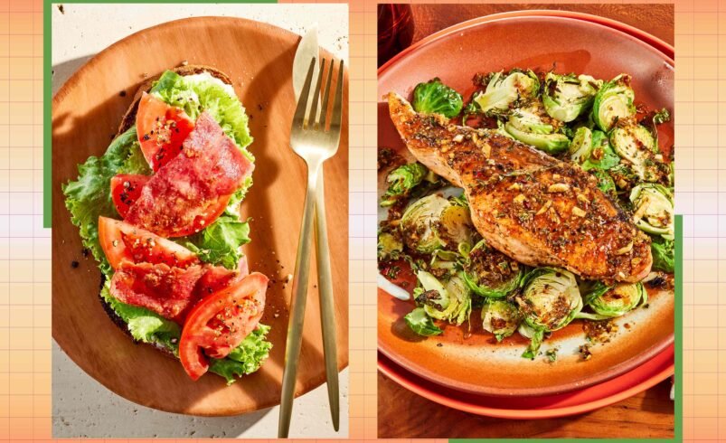 7 Day No Sugar Blood Sugar Friendly Meal Plan for High Blood Pressure Created by a Dietitian 591f401