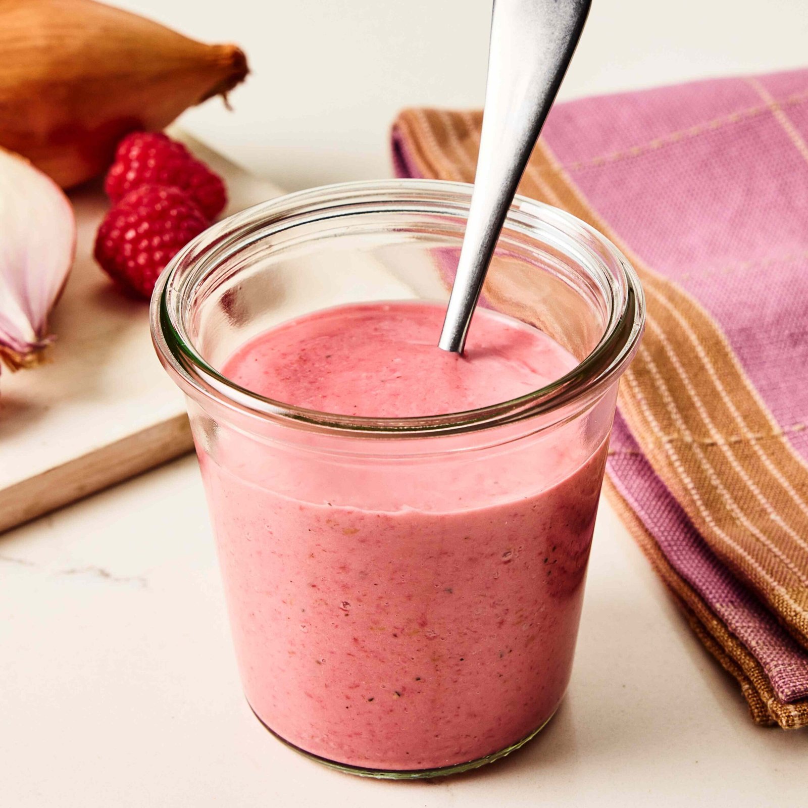 Vinagrete de framboesa e chalota