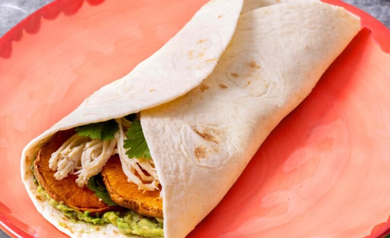 EWL Chicken and Sweet Potato Wrap hero 1x1 a4a455d9dec0415d849e40c10b730c32