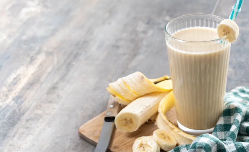 vitamina smoothie banana batida